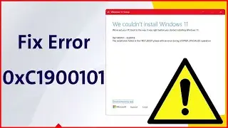 Fixed✔️ Error 0xC1900101 ⚠️ 2024 Windows Update Error Windows 11