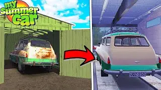 I FOUND AN ABANDONED RUSCKO AND FIXED IT UP - My Summer Car #344 | Radex