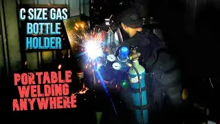 Fabricating a Gas bottle holder