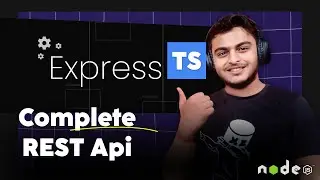 Nodejs Tutorial: Complete REST API , {GET POST PUT DELETE}| Complete Express js With Typescript