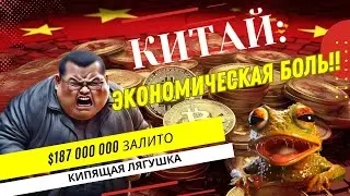 КИТАЙ: ЭКОНОМИЧЕСКАЯ БОЛЬ! $187000000 ЗАЛИТО ХЕДЖ ФОНДАМИ В БИТКОИН! JPMorgan: КИПЯЩАЯ ЛЯГУШКА СКОРО