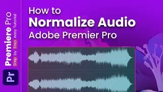 How to Normalize Audio in Premiere Pro 2024: Audio Mastery