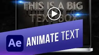 How to Animate Text in After Effects | Applying a Text Animation Preset