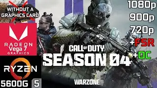 COD Warzone 2.0 Season 4 - Ryzen 5 5600G Vega 7 & 16GB RAM