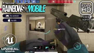 Rainbow Six Mobile (Beta) - Gameplay Ultra Graphics 1080P 60Fps Real-Time PvP (TDM) Android