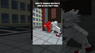 Shin Silver Sonic vs Infected Shadow 💀