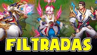 FILTRADAS las NUEVAS SKINS T1!! GANADORES del MUNDIAL de LOL