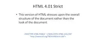 Choosing Doctype for HTML Documents