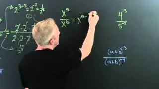 Quotient Rule for Exponents