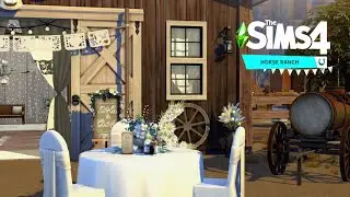 Ranch Wedding Venue • Horse Ranch Expansion Pack • The Sims 4 • No CC | Speed Build