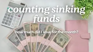 SINKING FUNDS UPDATE | How Much Did I Save | Cash Envelope System | MONETS MONEY