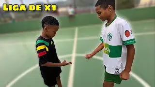 Liga de X1 - Heitorzinho vs Cabuloso e Mini Messi vs Kaue