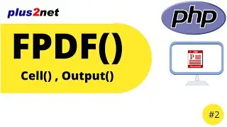 FPDF generating PDF file with Cell() & Output() with the options to manage border, file save in PHP