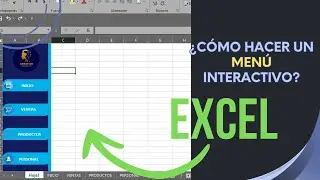 Cómo crear un MENÚ INTERACTIVO EN EXCEL PASO A PASO 2024