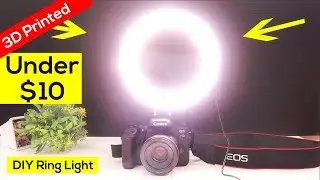 How to Make an Awesome LED RING LIGHT - 3D Printed DIY