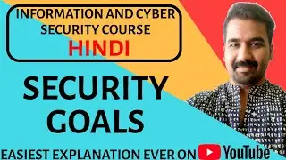 Security Goals : Confidentiality,Integrity,Availability Explained in Hindi