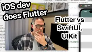 My First Flutter App DAY 3 - Flutter vs SwiftUI & AppKit