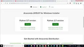 Python Anaconda - Download and Install - Jupyter Notebook