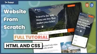 🔥  Professional Website from Start to Finish 2021 [Full Tutorial] | HTML, CSS Tutorial