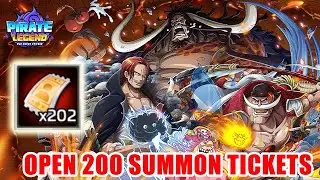 Pirate Legends: The Great Voyage - Open 200 Summon Tickets get SSS