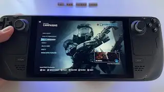 Halo 2 Anniversary - The Master chief collection - Steam Deck handheld gameplay - max graphics