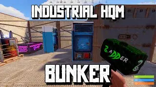 Industrial HQM BUNKER in Rust with added ANTI GRIEF