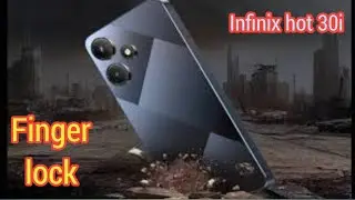 Finger Lock In Infinix Hot 30i, Infinix Hot 30i Finger Lock Kaise Lagaen,How To Set Fingerprint Lock