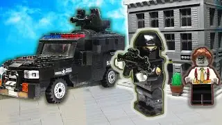 Lego SWAT VS Zombie | FBI & Police SWAT Stop Motion Story