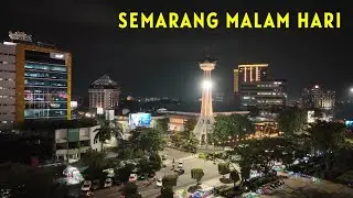 Semarang Jawa Tengah 2023, Night Drone View by DJI Mavic 3