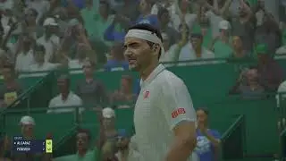 Tiebreak • 4K HDR Alvaraz vs Federer Gameplay • PS5