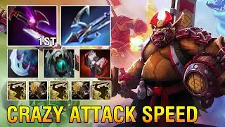 Broken Attack Speed [Brewmaster] Right Click Build Crazy Damage Hit Like A Truck Dota2 7.34b