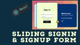 Build Sliding Signin & Signup Form in React