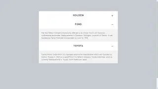 Accordion  | Using HTML & CSS , JS  | 2020