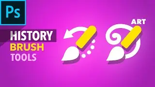 ✔ History Brush Tool | Art History Brush Tool | Photoshop Tutorial-Photoshop for Complete Beginners