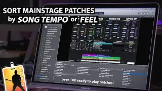 How to Build a Setlist in MainStage Using Sunday Keys - Sort Patches by Song Tempo or Feel