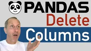 Python Pandas - How to DELETE COLUMNS from DataFrame