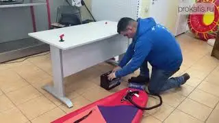 Насос БРИЗ для SUP доски и ПВХ лодок. Безумный качок 😁