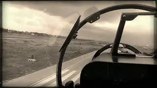 Су-30см на посадке с малого.