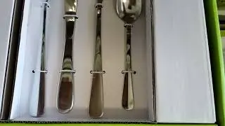 Maestro MR 1521 - столові прибори з рівними ручками без орнаменту, огляд, розпаковка