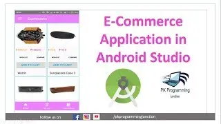 E-Commerce Application design in Android Studio