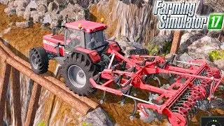 ОПАСНЫЙ ОБРЫВ ► Farming Simulator 17 ОБЗОР КАРТ Spectacle Island (2 серия)