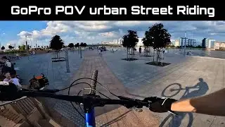 Катаюсь по городу ОТ ПЕРВОГО ЛИЦА на ВЕЛОСИПЕДЕ | GoPro POV Urban Street Riding #12
