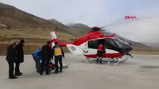 Liseli Hilal 40 dakikalık kalp masajıyla hayata döndürüldü, ambulans helikopterle sevk edildi