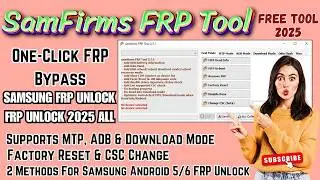 Unlock Samsung Devices Instantly with SamFirms FRP Tool 2.7.1 ! 🚀🔓