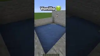 Minecraft REALISTIC RTX Water Physics VS Vanilla🤮 #shorts