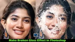 Make a broken glass effect in Photoshop