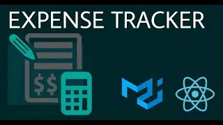 Expense Tracker | React Js & Material-UI | React js Project Series