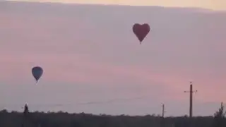 Нереально красивый воздушный шар!!! Аэростат сердце