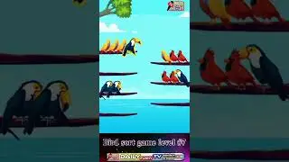 Bird Sort Game Puzzle Level 7 //Short Games //Short Birds Games