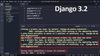 Fix Django 3.2 AutoField Primary Key issue (Hindi)